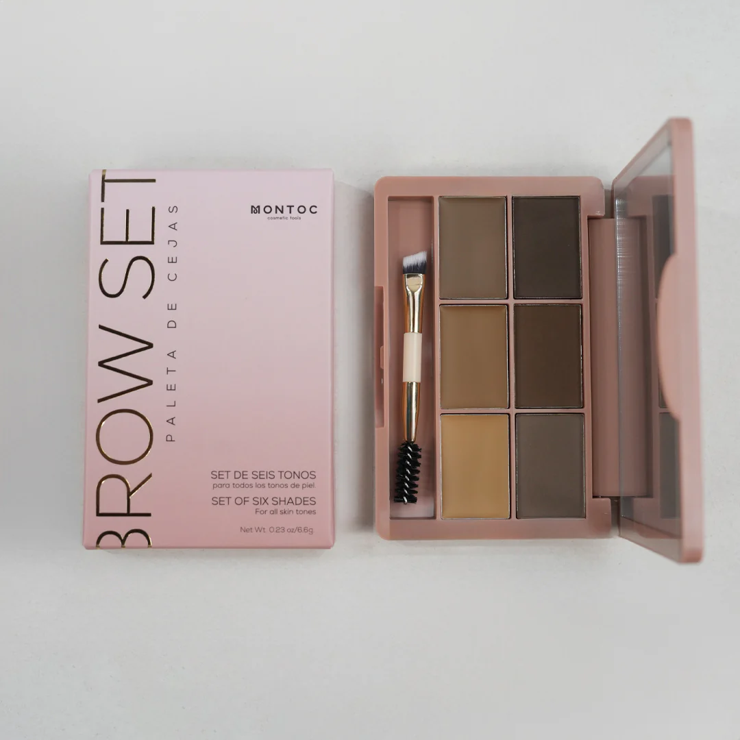 PALETA DE CEJAS X6 BROW SET MONTOC