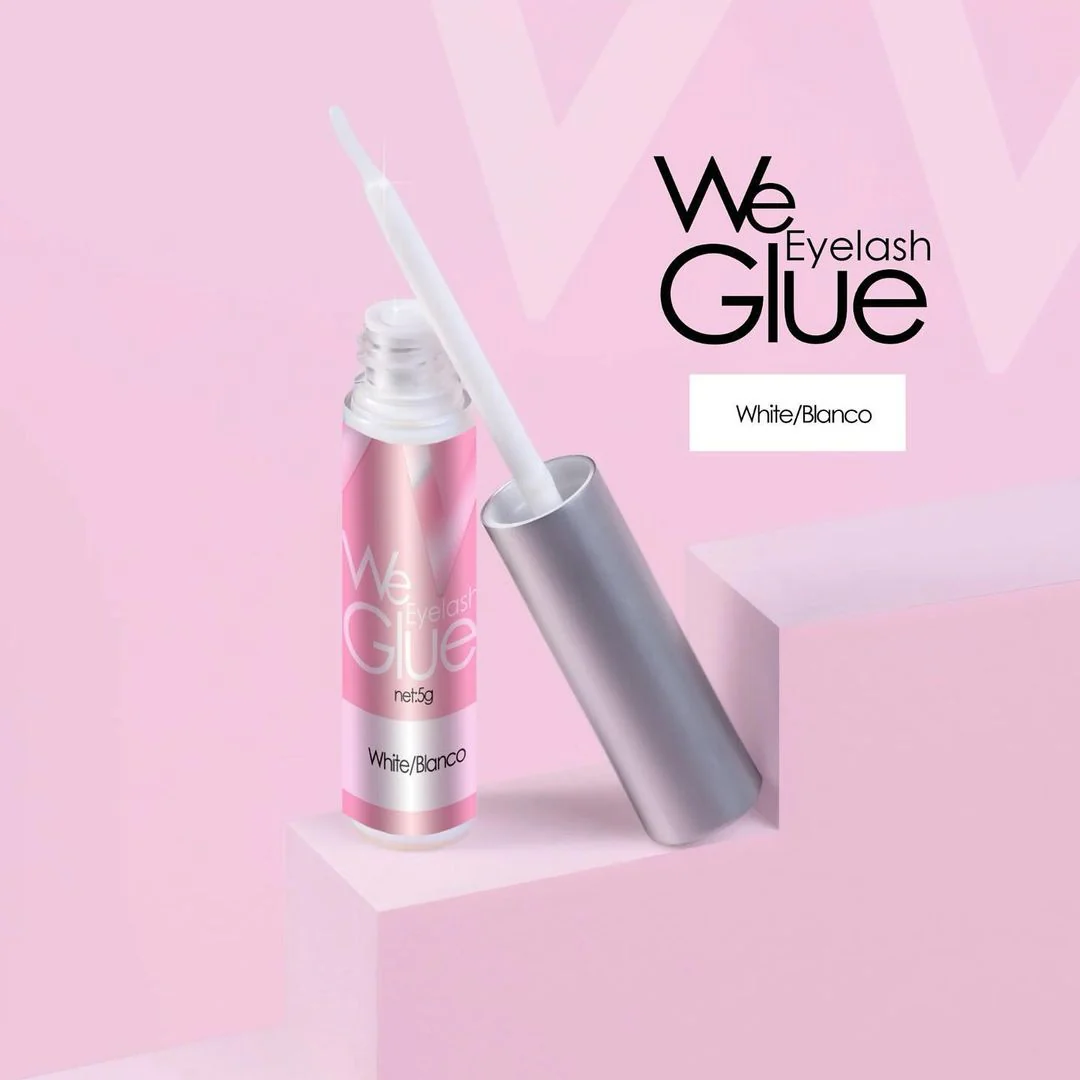 PEGA DE PESTAÑAS BLANCA  WE