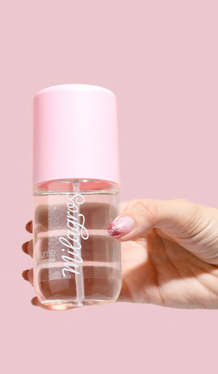 PERFUME ROSADO IRRESISTIBLE  MILAGROS