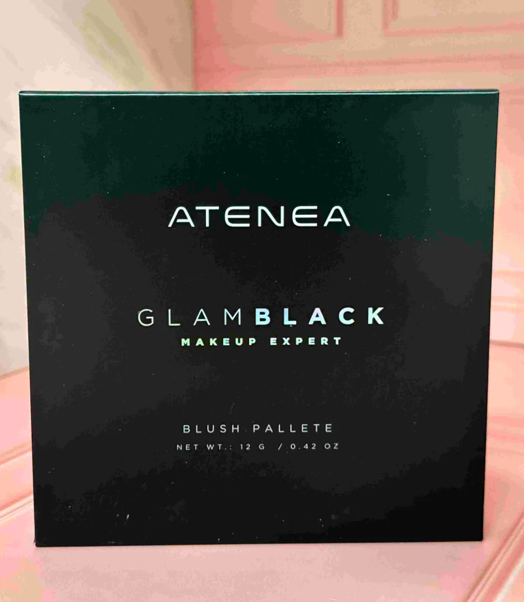 PALETA DE RUBORES X4 GLAM BLACK ATENEA