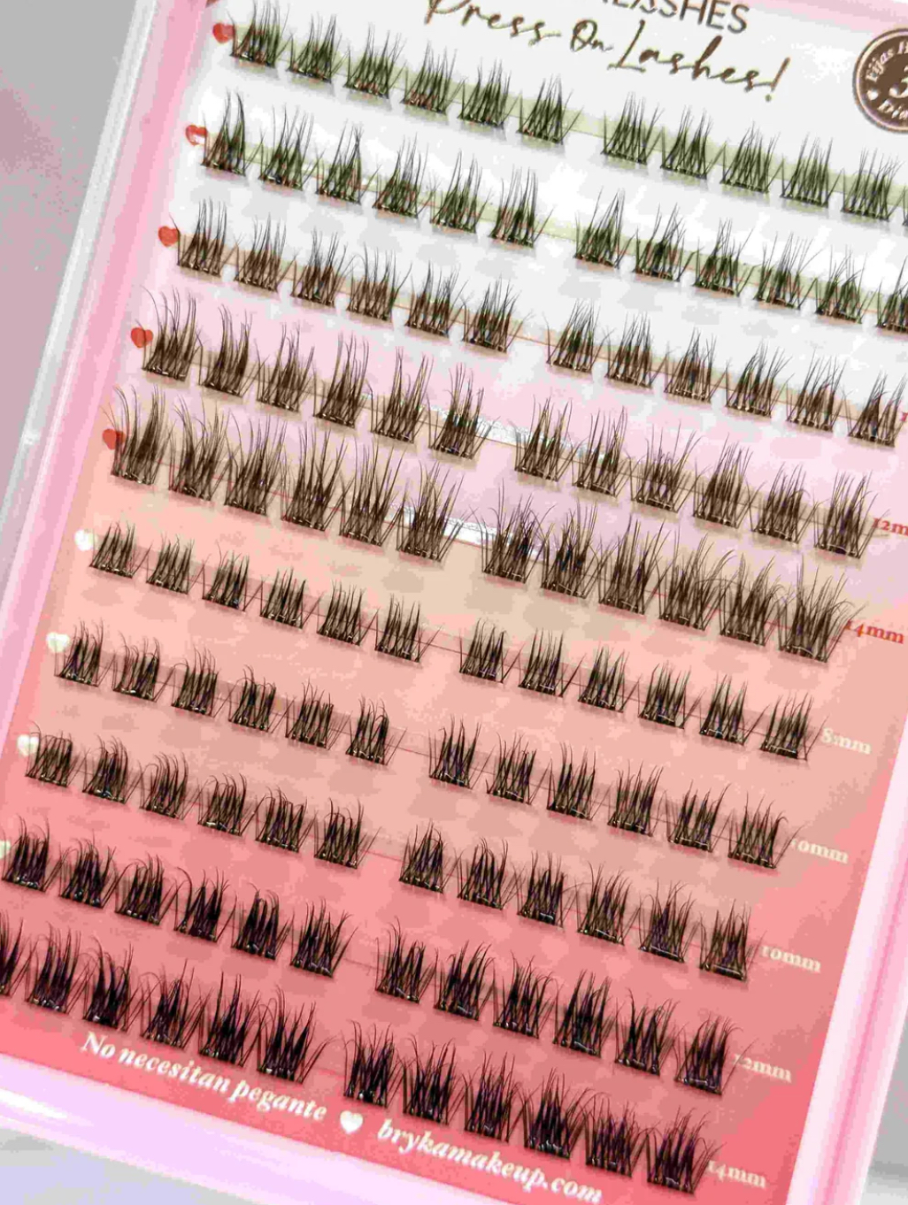 PESTAÑAS PUNTO A PUNTO 10 LÍNEAS BRYKALASHES