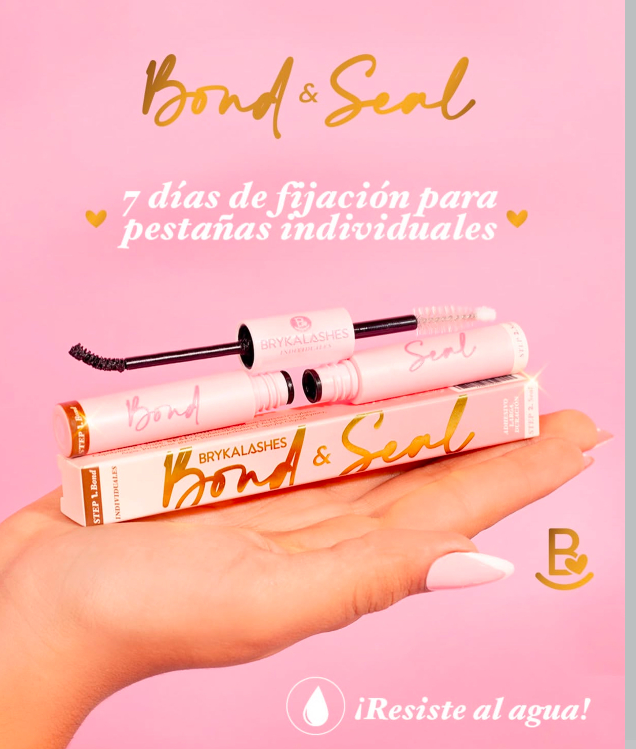 PEGA DE PESTAÑAS BOND AND SEAL BRYKALASHES