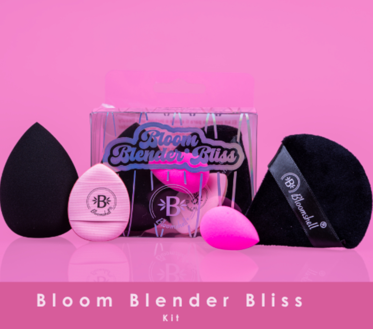 KIT ESPONJA + BORLAS BLOOM BLENDER BLISS BLOOMSHELL