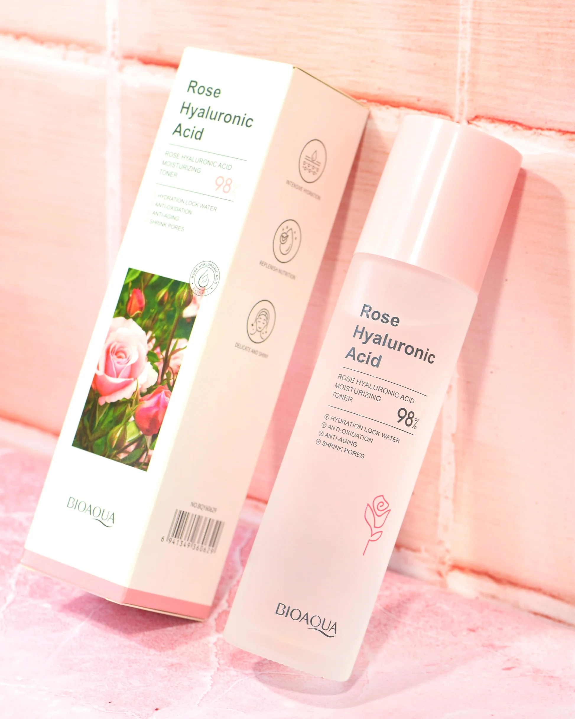 TÓNICO DE ROSAS Y ÁCIDO HIALURÓNICO BIOAQUA 