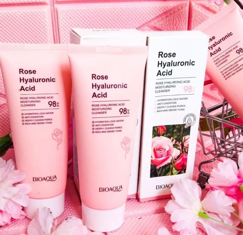 JABÓN DE ROSAS Y ÁCIDO HIALURÓNICO BIOAQUA