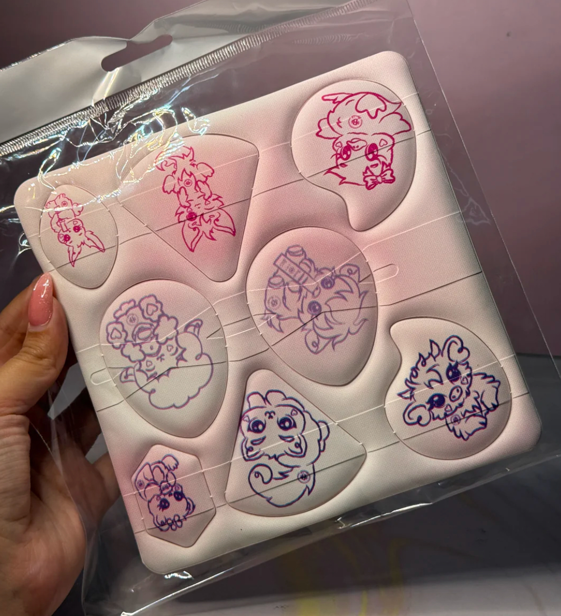 BLOOM BORLAS ANIMALITOS PUFF X 8 BLOOMSHELL